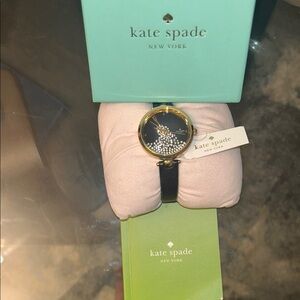 kate spade Black and Gold Crystal Accent Women's Watch